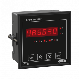 Счетчик времени СВ01-220.Щ1.Р.RS